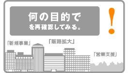 何の目的で、を再確認してみる。