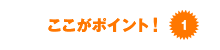 ここがポイント！01