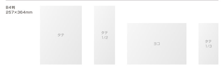代表的な規格サイズ02